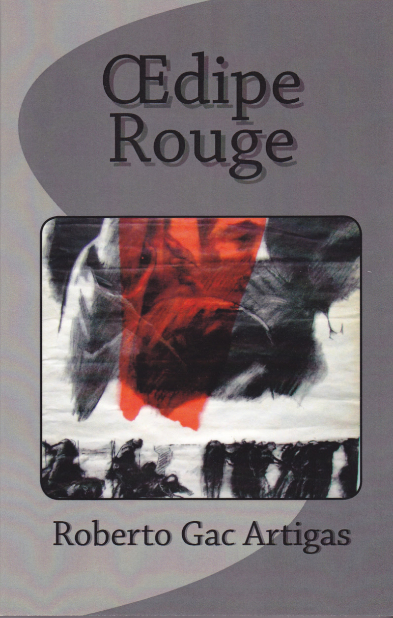 Couverture :  affiche de José Balmes pour la représentation d&#039;Œdipe Rouge au Théâtre Gérard Philippe de Champigny/Marne, France, 1978.